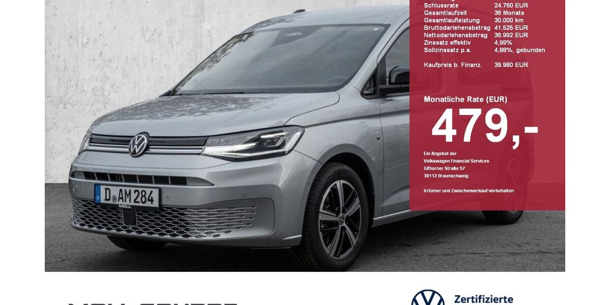 VW Caddy 1.112 km 39.980 &euro; Düsseldorf 40474