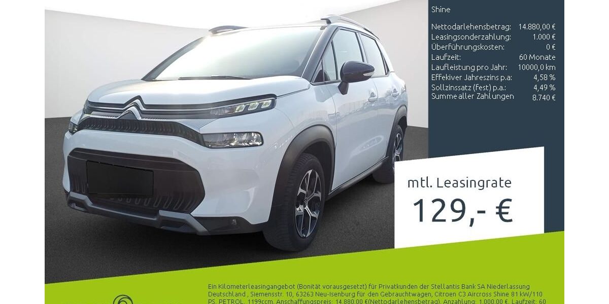 Citroen C3 Aircross 14.650 km 14.889 &euro; Borken 46325