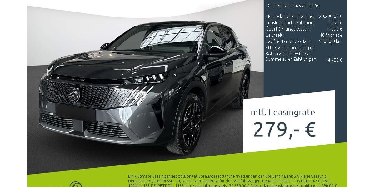 Peugeot 3008 1.500 km 39.390 &euro; Ahaus 48683