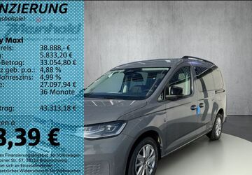 VW Caddy Maxi 1.010 km 38.888 &euro; Auerbach/Rebesgrün 08209