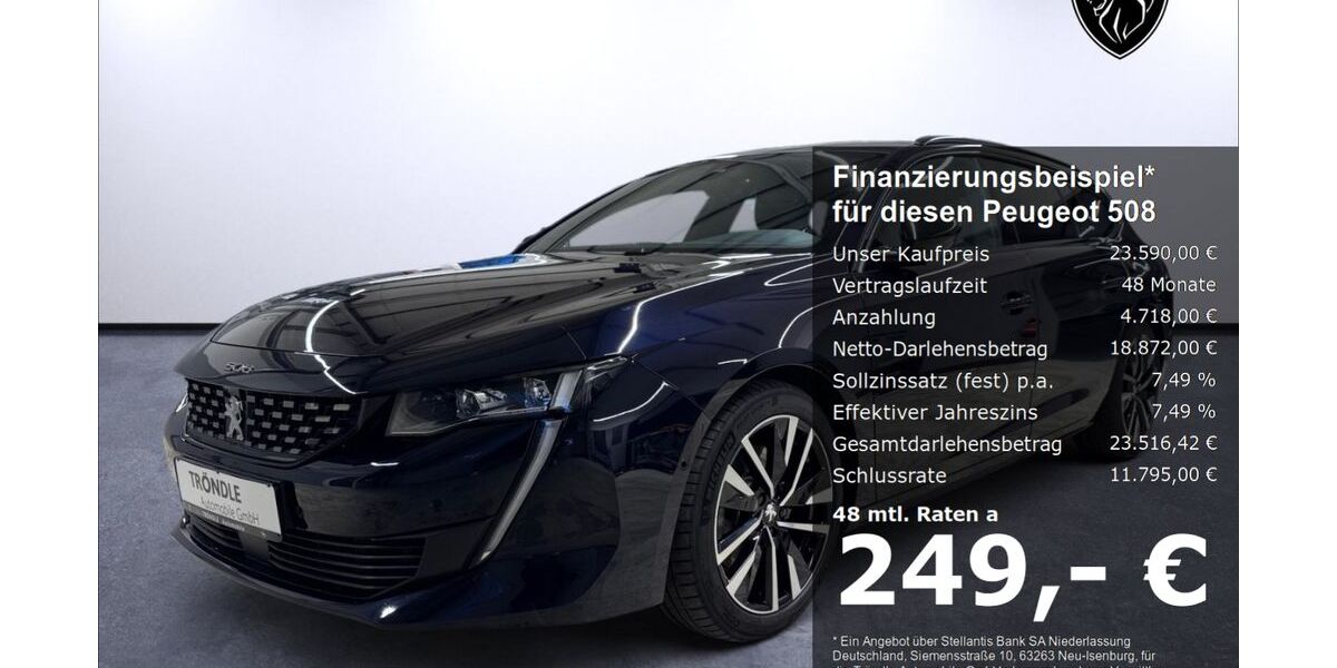 Peugeot 508 42.100 km 23.590 &euro; Lörrach 79541