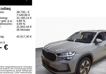 Skoda Kodiaq 6.400 km 38.730 &euro; Feldkirchen/Westerham 83620