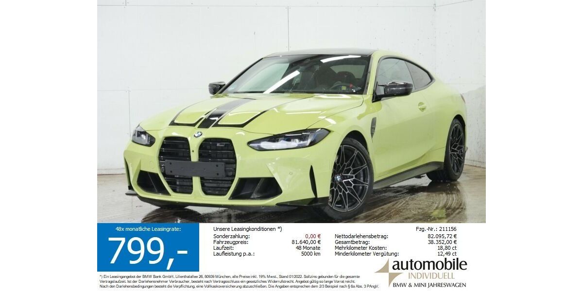 BMW M4 7.900 km 81.630 &euro; Paderborn 33100