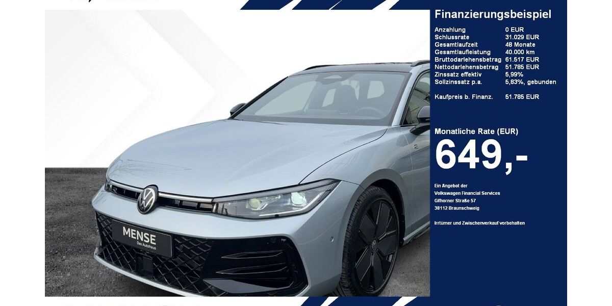 VW Passat 16.000 km 51.785 &euro; Gütersloh 33334