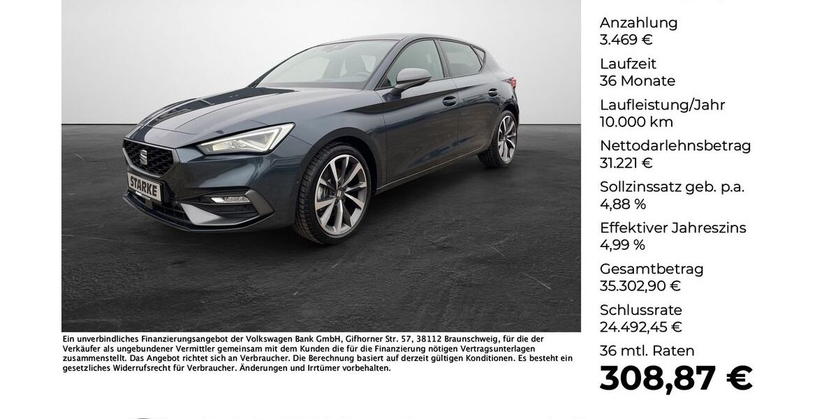 Seat Leon 10.000 km 34.690 &euro; Vechta 49377