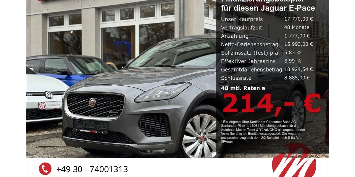 Jaguar E-Pace 138.233 km 17.770 &euro; Berlin 12305