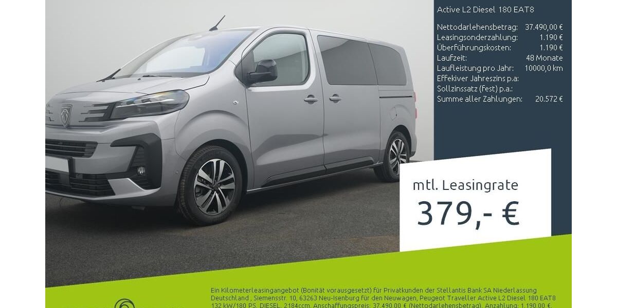 Peugeot Traveller 3.640 km 37.490 &euro; Ahaus 48683