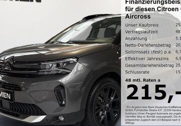 Citroen C5 Aircross 5.915 km 25.880 &euro; Düsseldorf 40233