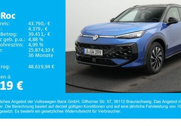 VW T-Roc 2.002 km 43.790 &euro; Gersthofen 86368