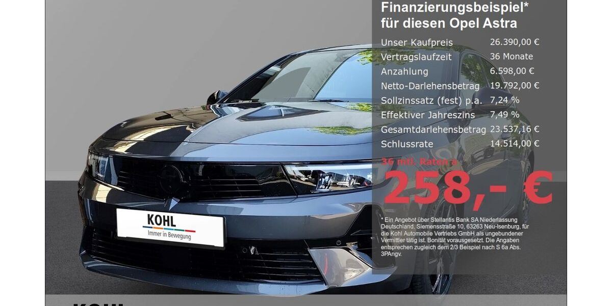 Opel Astra 8.500 km 26.390 &euro; Aachen 52078