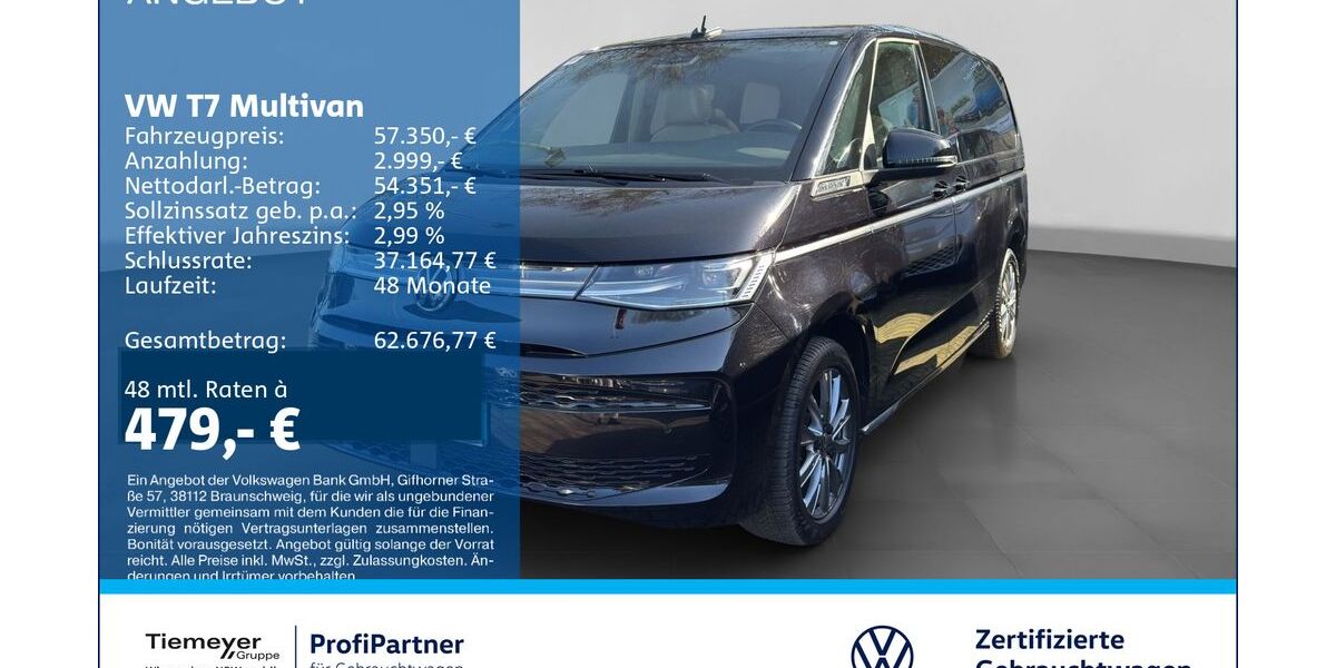VW T7 Multivan 21.597 km 56.780 &euro; Recklinghausen 45663