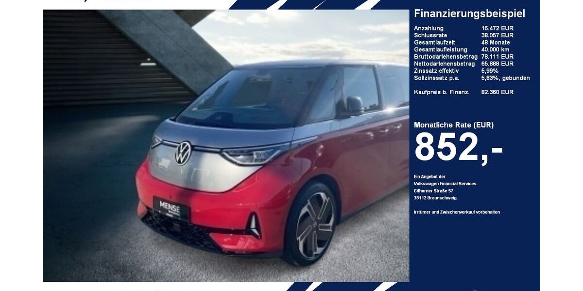 VW ID. Buzz 7.750 km 79.590 &euro; Gütersloh 33334