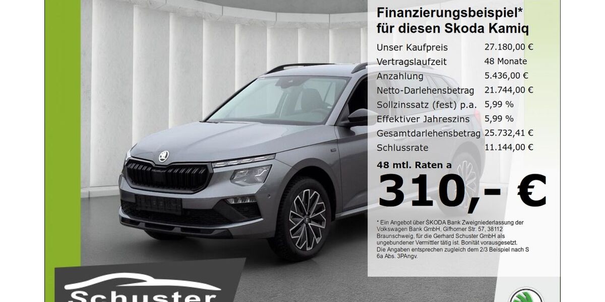 Skoda Kamiq 23.477 km 26.979 &euro; Ruhstorf 94099