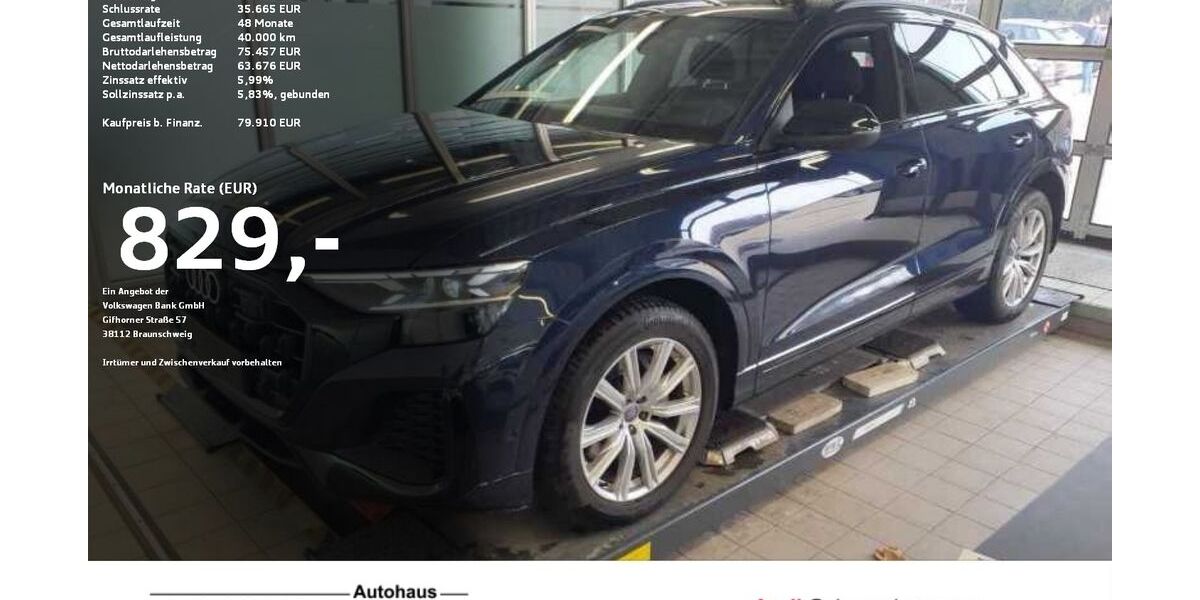 Audi Q8 42.895 km 79.910 &euro; Ravensburg 88214