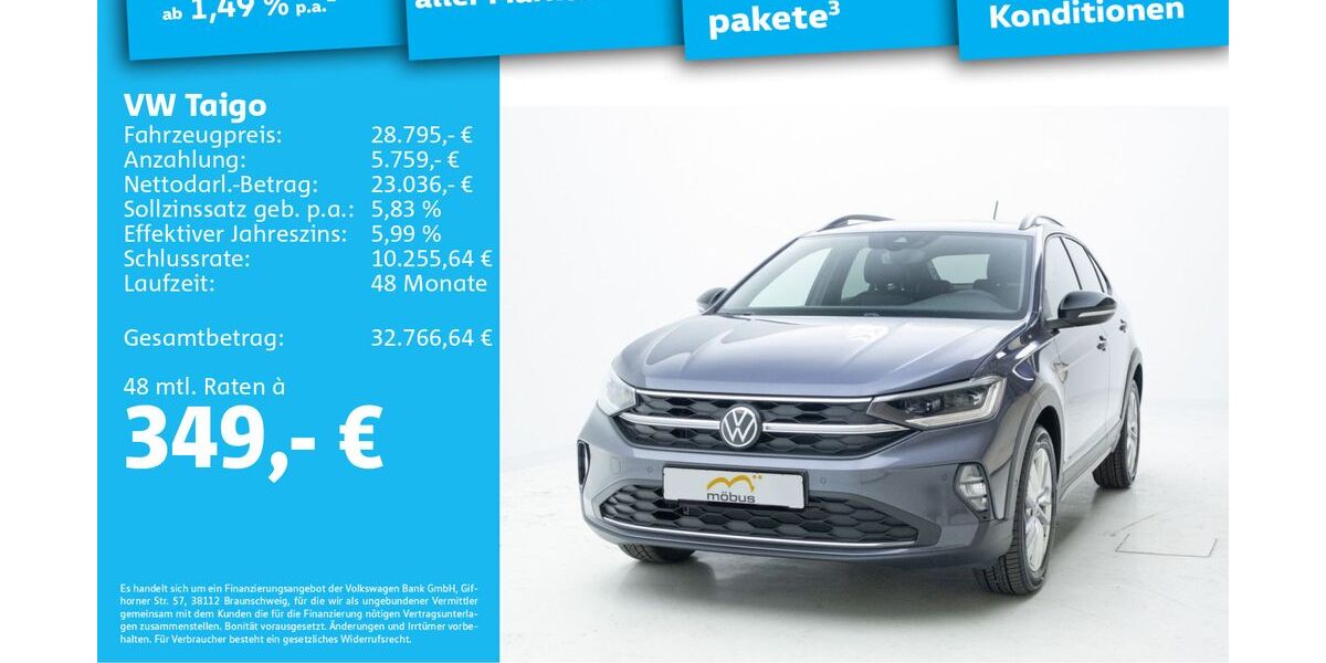 VW Taigo 5.000 km 28.795 &euro; Berlin 13088
