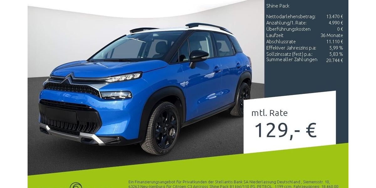 Citroen C3 Aircross 20.026 km 18.460 &euro; Borken 46325