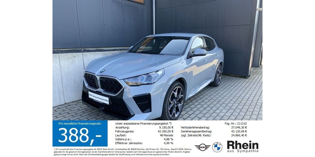 BMW X2 7.602 km 41.870 &euro; Buchen- Hettingen 74722