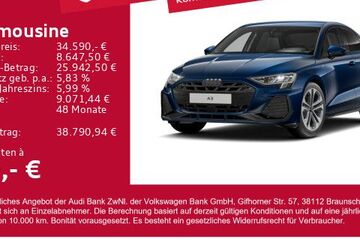 Audi A3 12.000 km 34.590 &euro; Gersthofen 86368