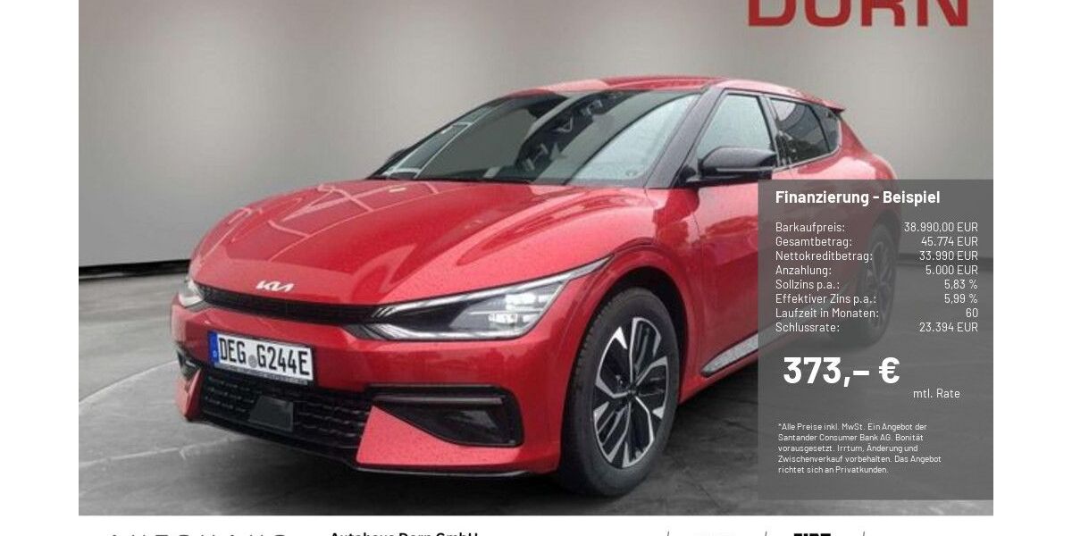 Kia EV6 10.500 km 38.990 &euro; Landshut 84030