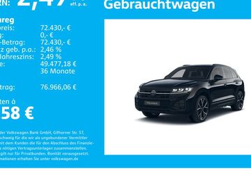 VW Touareg 13.679 km 72.430 &euro; Stuttgart-Feuerbach 70469