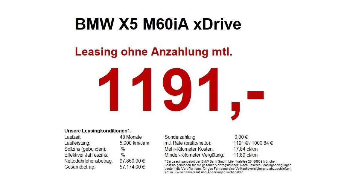 BMW X5 M60 25.444 km 97.480 &euro; Heilbronn 74076