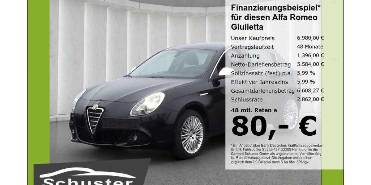 Alfa Romeo Giulietta 98.362 km 6.980 &euro; Ruhstorf 94099