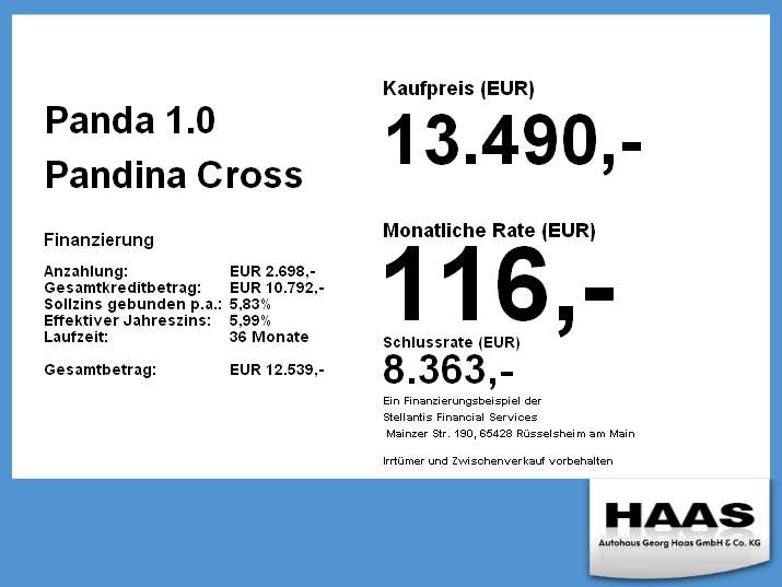 Fiat Panda 8.000 km 13.490 &euro; Augsburg 86159