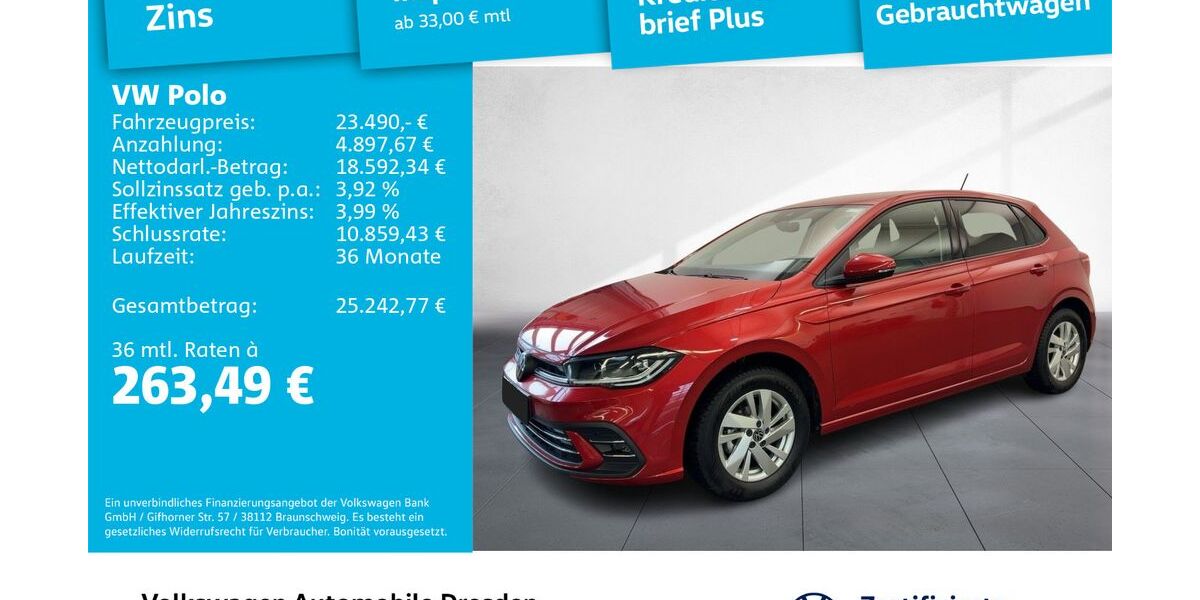 VW Polo 11.292 km 21.980 &euro; Dresden 01169