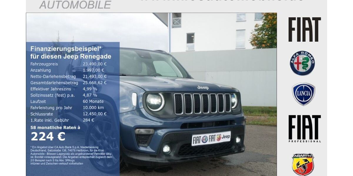 Jeep Renegade 36.607 km 22.990 &euro; Marpingen 66646