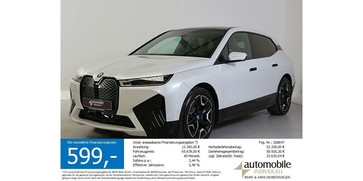 BMW iX 13.000 km 63.840 &euro; Paderborn 33100