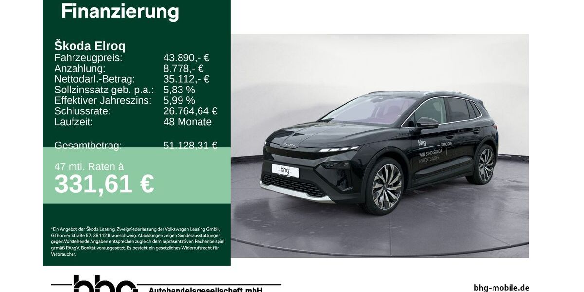 Skoda Elroq 16.900 km 43.890 &euro; Reutlingen 72770