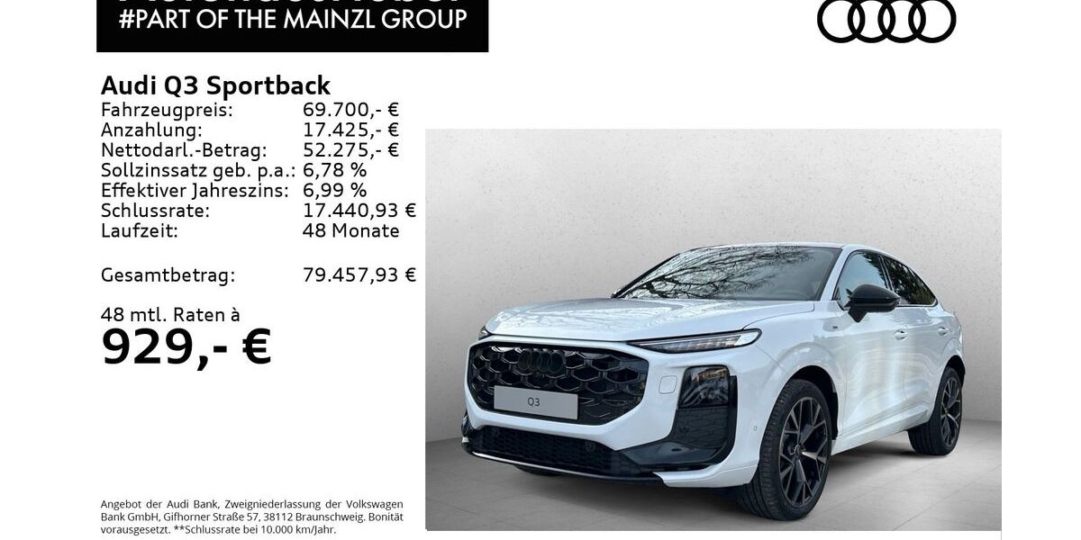 Audi Q3 9.900 km 69.700 &euro; Bad Reichenhall 83435