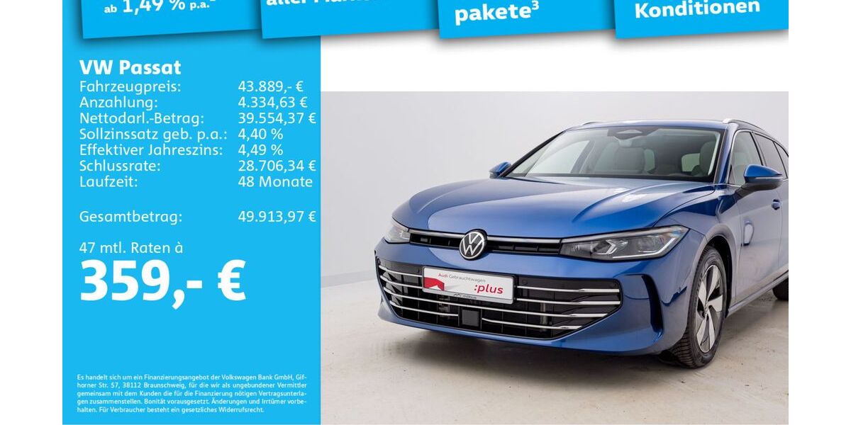 VW Passat 6.387 km 42.489 &euro; Berlin 13088