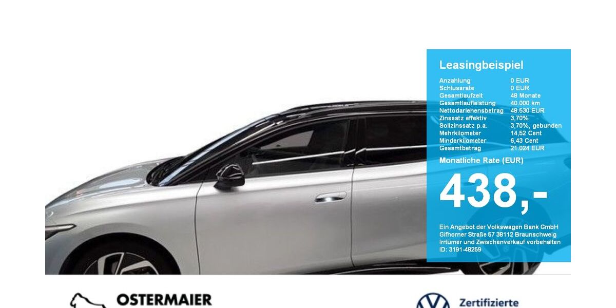 VW ID.7 14.090 km 48.530 &euro; Mühldorf am Inn 84453