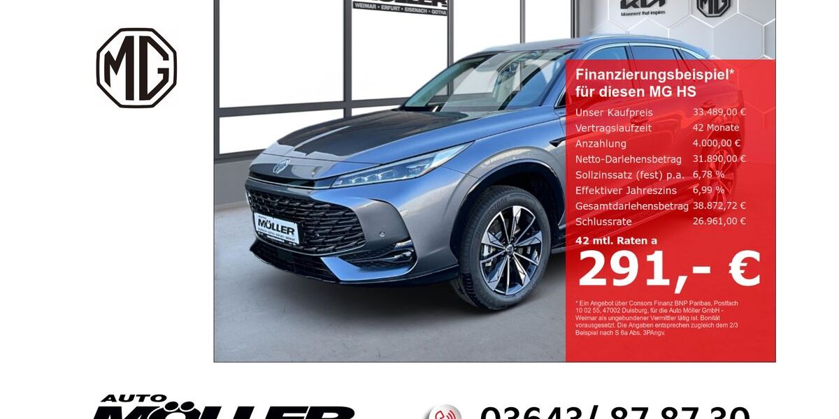 MG HS 8.999 km 30.799 &euro; Weimar 99425