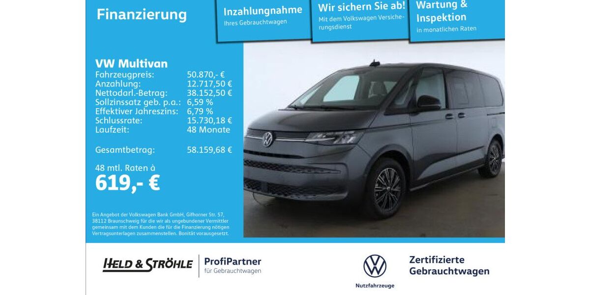 VW T7 Multivan 27.571 km 50.870 &euro; Ulm 89079