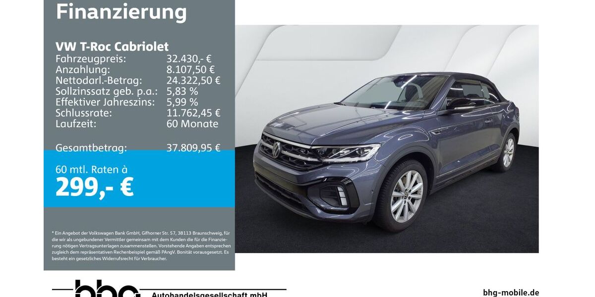 VW T-Roc 20.568 km 32.430 &euro; Reutlingen 72770