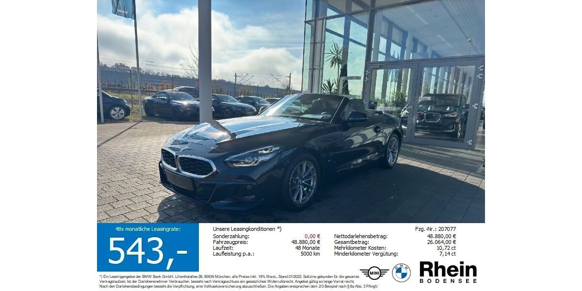 BMW Z4 25.285 km 43.330 &euro; Friedrichshafen 88046