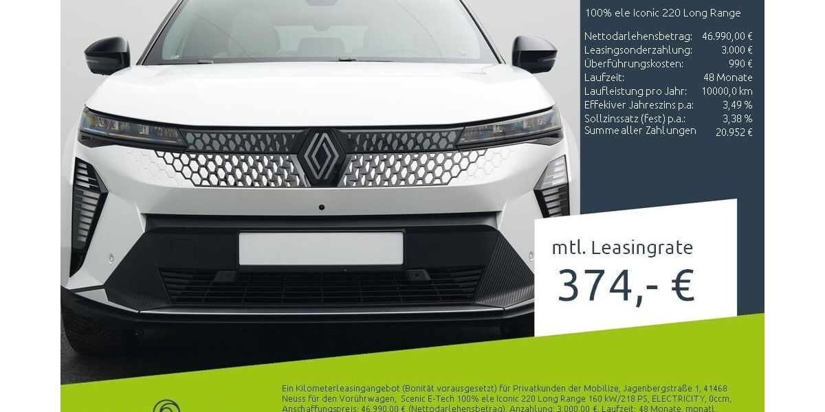 Renault Scenic 2.000 km 45.880 &euro; Stuhr 28816