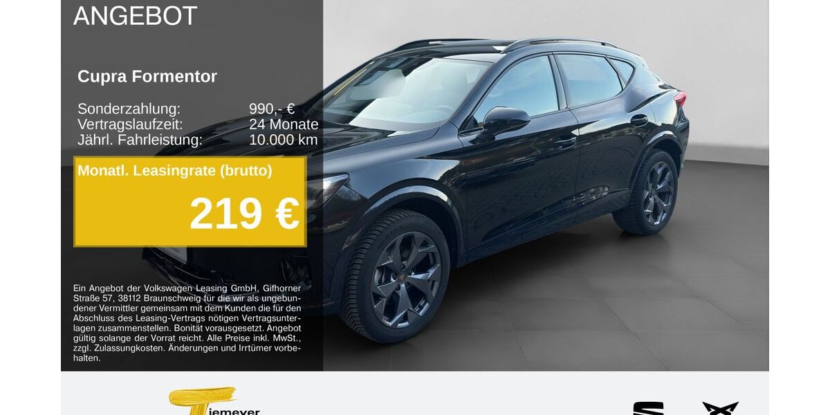 Cupra Formentor 18.989 km 33.100 &euro; Plettenberg 58840