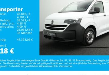 VW T7 Transporter 5.900 km 42.810 &euro; Gersthofen 86368