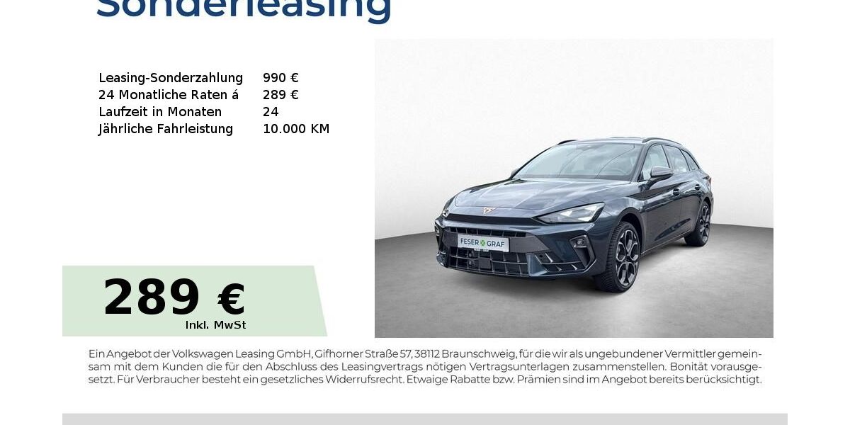 Cupra Leon 9.990 km 32.950 &euro; Roth 91154