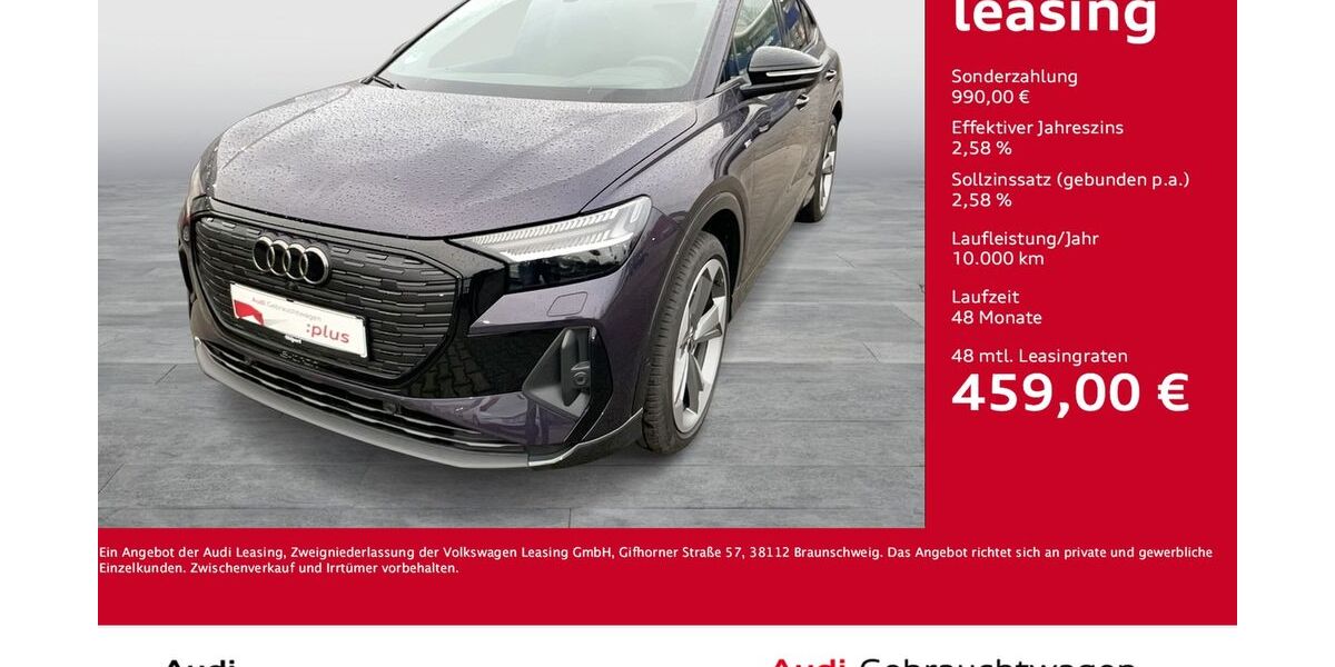 Audi Q4 e-tron 4.447 km 50.977 &euro; Dortmund 44143