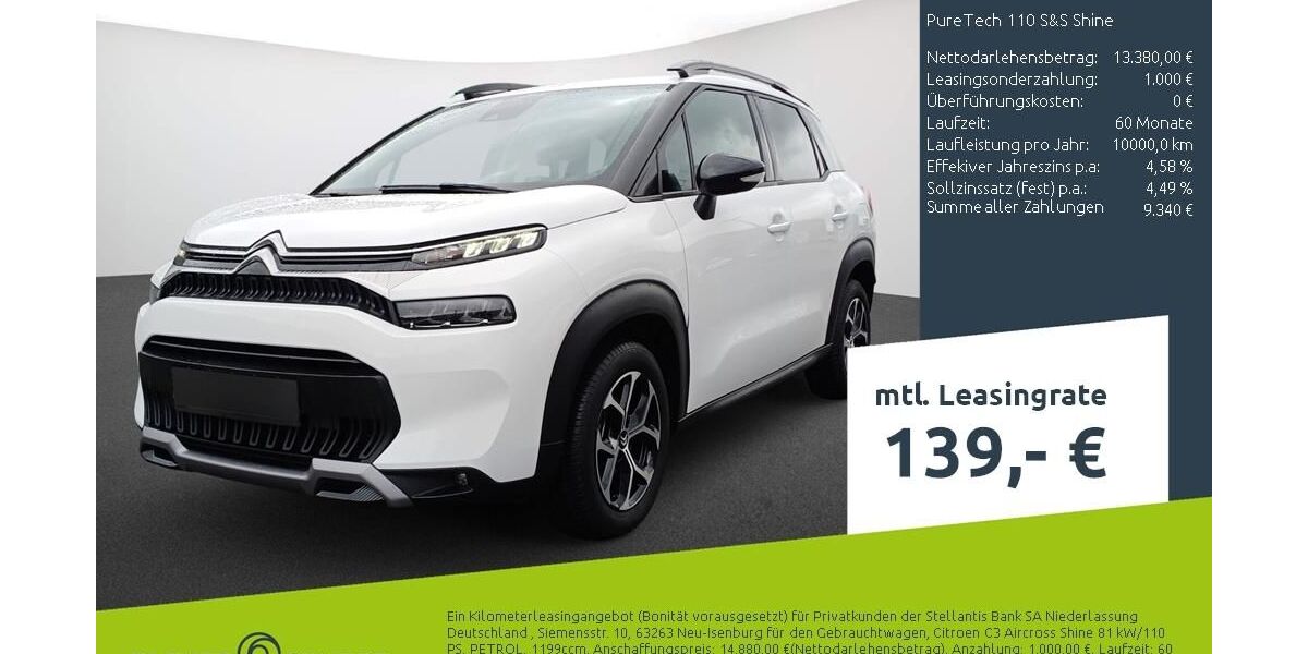 Citroen C3 Aircross 12.355 km 13.259 &euro; Borken 46325