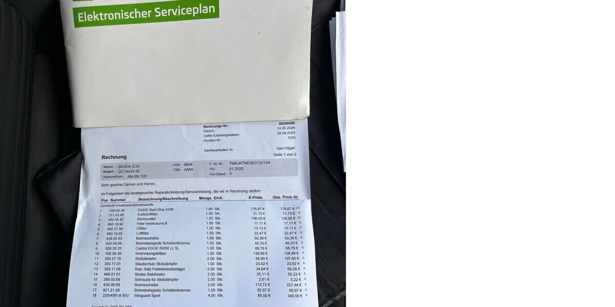 Skoda Octavia 2.0 TDI DSG Combi RS 298.000 km 7.500 &euro; Neckarsulm 74172