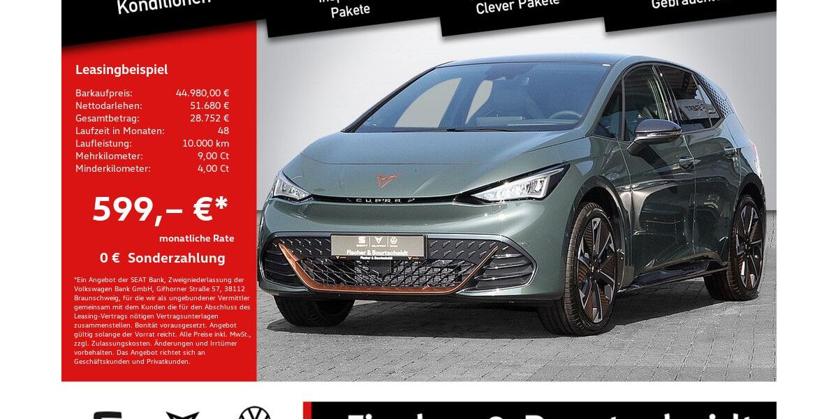 Cupra Born 8.873 km 44.380 &euro; Lohmar 53797