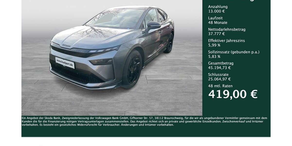 Skoda Enyaq 9.500 km 50.777 &euro; Dortmund 44269