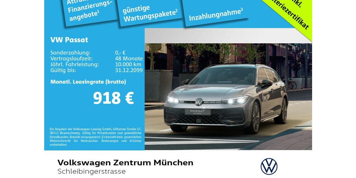 VW Passat 4.000 km 64.990 &euro; München 81669