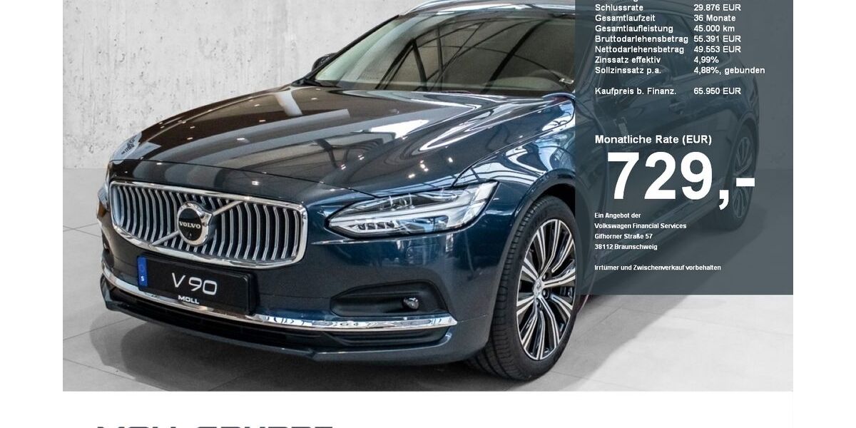 Volvo V90 4.500 km 65.950 &euro; Düsseldorf 40549