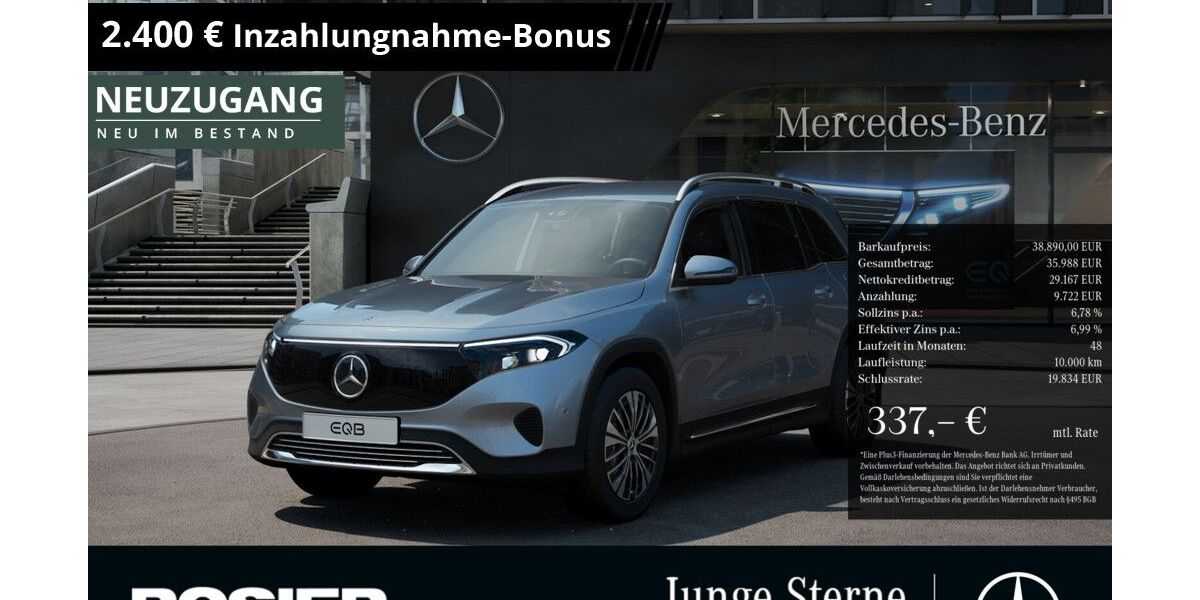 Mercedes-Benz EQB 9.987 km 37.999 &euro; Stendal 39576